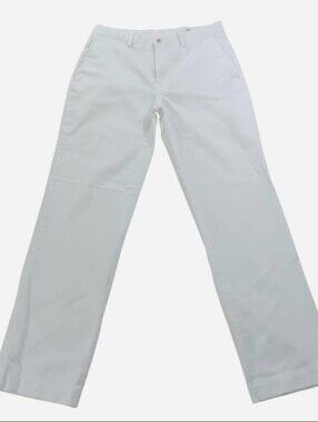 Polo Ralph Lauren Mens Classic Fit White Pants 32/32 Preppy Travel Summer